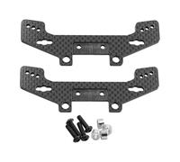 Luwecf 2pcs Montage D'amortisseur En Fibre de Carbone avant/Arrière Pièces de Rechange Tour D'amortisseur pour TT02 TT02R 1: 10 RC ACCESSOIR D'ASSEMBLAGE S