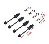 Luwecf 2x Clip de Fixation de Corps 1:10 Clips de Montage de Colonne de Corps de Coque