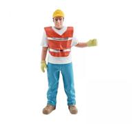 Luwecf 2x Figurine Miniature Personnage Figurine Dioramas Figurine Décor Ornement de Bureau Petites Personnes Modèle Miniature Diorama Figure