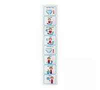 Luwecf 2x Tableau de Pot éducatif, Tableau de Routine Des Toilettes pour Enfants, Filles et Garçons, école à Domicile