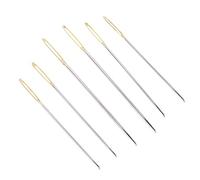 Luwecf 3 Pièces Aiguilles Courbées Couture Aiguilles C Forme Circulaire Kit D'Artisanat En Fer Adapté à Tapisserie Canapé Bricolage Couture Maison, 6Pcs Aiguilles Oeil