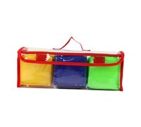 Luwecf 3pcs jouant aux cubes de jeu des cubes d'enseignement cubes de poche apprenant les dés pour la maternelle