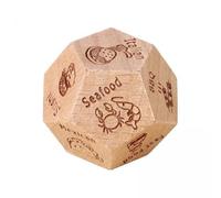 Luwecf 3x Dés En Bois à 12 Faces pour Activités de Couple, Idées Cadeaux Saint-Valentin