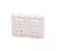 Luwecf 3x Diorama de Paysage Urbain DIY avec Structure D'appartement Miniature