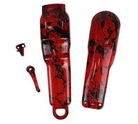 Luwecf 4 Pièces Coque Tondeuse Cheveux Boîtier Modification DIY Coque de Rechange Partie Protège Corps Résistante pour Tondeuse Électrique Sans Fil Adaptée U, rouge
