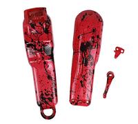 Luwecf 4 Pièces Coque Tondeuse Cheveux Boîtier Modification DIY Coque de Rechange Partie Protège Corps Résistante pour Tondeuse Électrique Sans Fil Adaptée U, Rose rouge