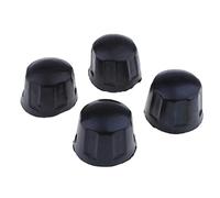 Luwecf 4 Pièces Poussière Caoutchouc Housse Protection Axe Bouchon Écrou Souple Capuchon Poussière Étanche Adapté aux Quads Sportives Scooters