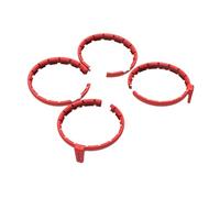 Luwecf 4pcs RC Guard Anneaux pour Les Accessoires FLIP Protection D'impact à Libération Rapide, Rouge