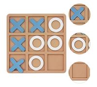Luwecf 4x Jeu Xo Noughts And Crosses Game Jeu de Table Basse Teaser pour Les Cadeaux de Divertissement pour Enfants En Intérieur et En Extérieur