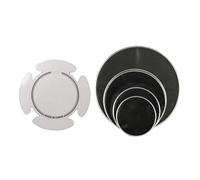 Luwecf 5 Morceaux de Peau de Tête de Tambour, Pièces de Pratique Silencieuses pour Les Enfants et Les Adultes, Style B