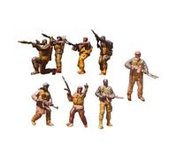 Luwecf 8 Ensembles de Mini-Figurines à L'échelle 1:64 avec des Soldats du Moyen- pour Adultes et Enfants