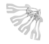 Luwecf Accessoire de Déverrouillage pour Caddie, Jetons de Caddie en Métal, Porte-clés Pratique, Modèle A