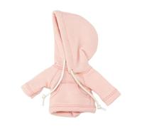 Luwecf Action Figure Hoodie Destiné Figurine D'Action Sweat à Capuche Haut Long Tissu Confortable Adapté Collection Miniature Création DIY Décoration, Rose
