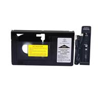 Luwecf Adaptateur Cassette VHS-C vers VHS, Convertisseur Cassette 12 Mm VHS-C vers