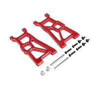 Luwecf Aluminium Alloy RC Inférieur Aarms Télécarriéte Télécommande Des Pièces de La Voiture Bras Swing avant pour ZD DBX10 RC DÉSER VÉHICULE, Rouge