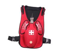 Luwecf Anti Obstruction Train Vest Modèle Heimlich avec Quatre Mots Clés Essentiels Construction En Matériau Plongée Accessoires Pédagogiques pour Fo, Rouge pour Les Adultes