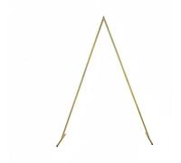 Luwecf Arche Triangle Métal Fer Support Événement Structure Design Géométrique Installation Pratique Convient Organisation d'Événements Photographie