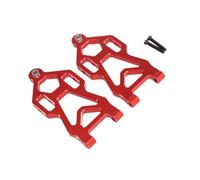 Luwecf Armes de Suspension Métallique pour 1/16 RC CARS SUCIYU 16101 16102, Rouge