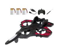 Luwecf Avion Télécommandé Avion En Mousse Avion Cascadeur Avion de avec Animation Lumineuse Fonction Acrobatie Structure Stabilité En Vol, Batterie Rouge 3