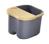 Luwecf Bain de Pieds Récipient Spa Bac de Relaxation Baignoire Pédiluve Seau de Trempage Conception Spacieuse avec Picots Massants Adapté pour Les Soins Quot, Bleu