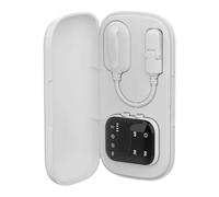Luwecf Bedwetting Alarm Système D'Alerte Énurésie Sans Cordon Minuterie à Trois Réglages Récepteur USB En PP Outils Adaptés Aux Enfants Personne, Blanc