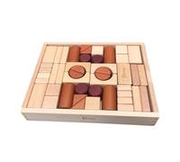 Luwecf Blocs de Construction En Bois pour Enfants, Filles et Garçons, Jouets de Construction pour Enfants D'âge Préscolaire
