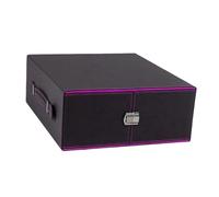 Luwecf Boîte de Rangement pour Cartes de Jeu Mallette de Transport Porte-cartes Boîtier de Protection avec Trois Séparateurs Amovibles Adapté pour Le Transp, Violet