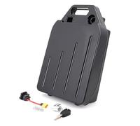 Luwecf Boîtier Étanche pour Électrique Boîtier Coffret Caisson Étui en Plastique Dur Résistant aux Projections avec Serrure et Prise de Fixation Stable sur, Rayure Verticale