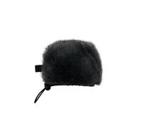 Luwecf Bonnette Anti-vent Professionnelle Housse de Micro Filtre Anti-bruit Protection Poilue Compacte et Portable pour Un Usage Polyvalent Par Les Journali, Gris Foncé 1 Pièce