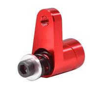 Luwecf Bras de Direction En Métal avec Servo-palon 20T pour Voitures RC/Typhon 18, Rouge