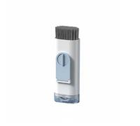 Luwecf Brosse de Nettoyage Clavier et Kit Nettoyage Multisurface avec Brosse Rétractable Tire-Touche Spray Écran Microfibre Stylo Écouteurs à Brosse Ferme, Bleu