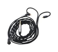 Luwecf Câble d'Écouteurs Fil Détachable Écouteur Audio 3.5mm Nylon Tressé Confortable Adapté Téléphone Ordinateur Portable