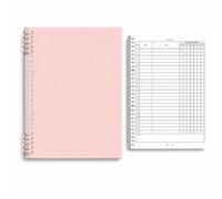 Luwecf Cahier à Feuilles Amovibles, Rose clair | Papier double face, Notes détachables, Organisation s idées, Pour autodidactes