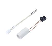 Luwecf Capteur de Température Capteur Sonde Thermistor Élément Chauffant Kit Remplacement en Acier Pochette de Réparation avec Connecteurs Fiables pour Tête