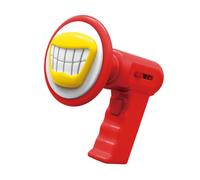 Luwecf Changeur de Voix Jouet Micro Portable Amplifie Grande Bouche Haut-parleur Drôle Effet Sonore Cadeaux de Fête Anniversaire Famille, Rouge