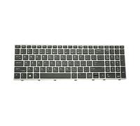 Luwecf Clavier Rétroéclairé Clavier de Remplacement pour Ordinateur Portable Cadre Élégant Touches Anglaises Ergonomiques Adapté pour Travail Étude