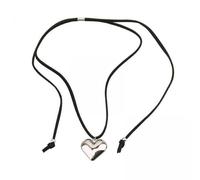 Luwecf Collier Ras du Cou à Pendentif Cœur Triple, Bijou Simple et Tendance, Idéal pour Une Remise de Diplôme, Un Anniversaire Ou La Saint-Valentin, 3 pièces