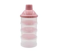 Luwecf de Conteneur Alimentaire Bébé Boîte Doseuse de Pot Empilable avec Fermeture Hermétique pour Conserver La Fraîcheur des Al, Rose