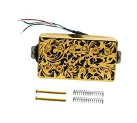 Luwecf Double Coil Pickup Micro Guitare Électrique Double Bobinage Humbucker Remplacement Accessoire Cuivre Réponse Puissante Adapté aux Collectionneurs, 52mm