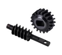 Luwecf Engrenage Différentiel RC pour Voiture 1/30 Ensemble d'Axe Vis sans Fin Acier Trempé Réparation Remplacement Composant Amélioration Entretien Garage, pour 18t