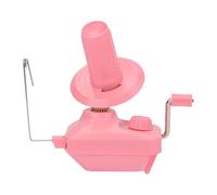 Luwecf Enrouleur de Laine Manuel Outil Manuel pour Pelote Matière Pp Robuste Dispositif pour Filetage de Laine Pratique et Silencieux Adaptée Au Tricot, ROSE