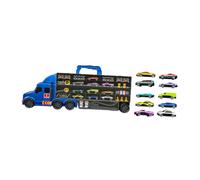 Luwecf Ensemble camion transporteur pour enfants, jouets de stockage et d'éjection, Bleu