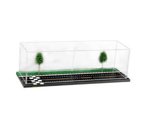 Luwecf Ensemble de Présentoirs pour Voitures Miniatures à L'Échelle 1:64, Collection de Stockage, Route 66