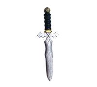 Luwecf Épée Factice Jouet pour Arts Martiaux Épée Courte Imitation Couteau Accessoire D'Entraînement Matériau PU Flexible Adapté Aux Enfants Adultes Scènes C, Style C