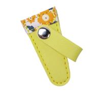 Luwecf Étui Ciseaux Broderie Pochette PU Similicuir Fermeture Boucle Protection Motif Fleuri Léger Adapté Créatifs Transport Cadeau, B