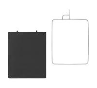 Luwecf Fond de Toile Photographique Tissu de Diffusion de Lumière Soie Blanche sans Couture Modificateur de Lumière Tente avec Cadre Support Pliable Portable, 76x91cm Fond D'écran