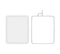 Luwecf Fond de Toile Photographique Tissu de Diffusion de Lumière Soie Blanche sans Couture Modificateur de Lumière Tente avec Cadre Support Pliable Portable, Diffuseur 61x76cm