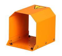 Luwecf Foot Pedal Guard Couvercle de Protection Commutateur Pédale Structure Renforcée Surface Antidérapante Alliage Solide Adapté à La Maintenance Industrie, Jaune