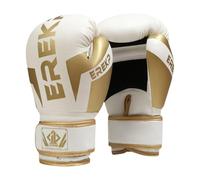 Luwecf Gants de Boxe Paire Protège-Mains Coussinés Triple Protection Doigts Couture Précise Respirant Matériau PU Convient Entraînement Arts Martiaux Adulte, 28x15cm