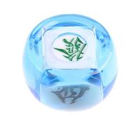 Luwecf Jeu de Dés de Mahjong Chinois pour Le Plaisir et Les Jeux, bleu clair